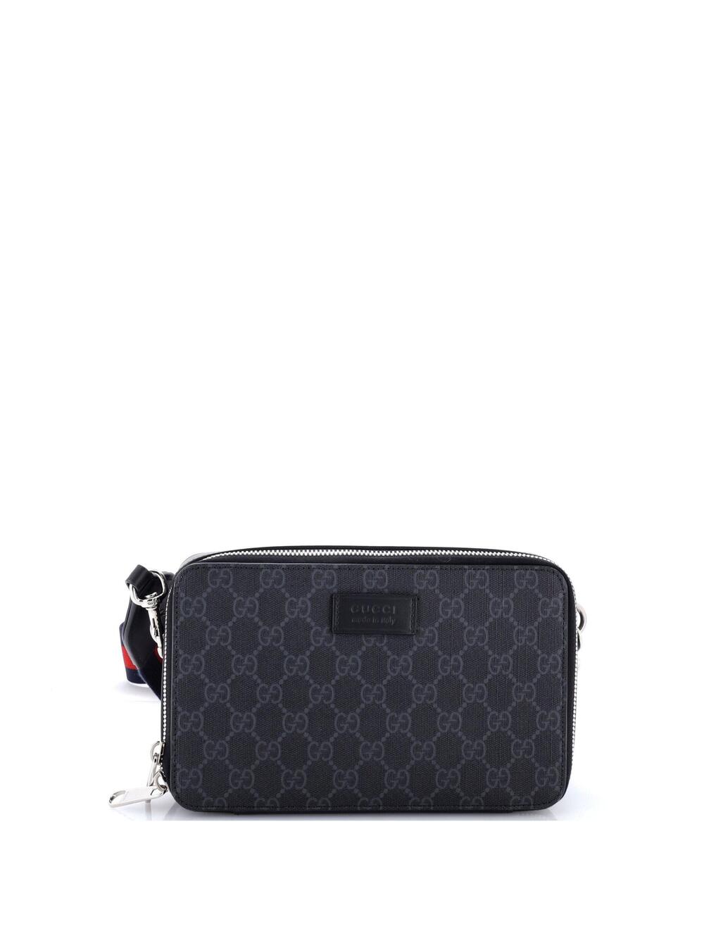 Gucci Web Strap Zip Around Camera #286092G12B